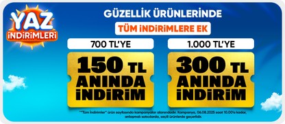 güzellik ürünlerinde kupon fırsatları
