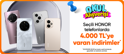 HONOR Telefonlarda 4000TL'ye varan İndirim