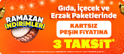 gıda ve içecek ürünlerinde taksit fırsatı