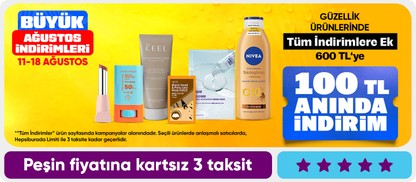 Tüm indirimlere ek 600 TL'ye 100 TL kupon indirim