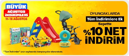 oyuncak %10 net indirim