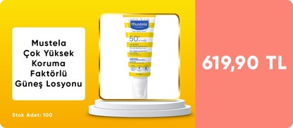Mustela Çok Yüksek Koruma Faktörlü Güneş Losyonu 200 ml        629,9 TL
