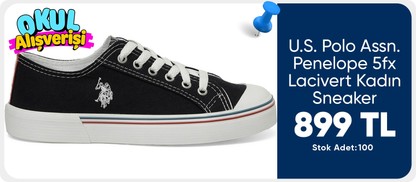 U.S. Polo Assn. Penelope 5fx Lacivert Kadın Sneaker