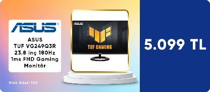 Asus TUF Gaming  23.8" 180Hz 1ms FHD Monitör