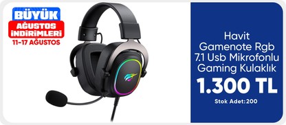Havit Gamenote Rgb 7.1 Usb Mikrofonlu Gaming Kulaklık