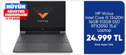 HP Victus Intel Core i5 13420H 16GB 512GB SSD RTX3050 15.6" Laptop
