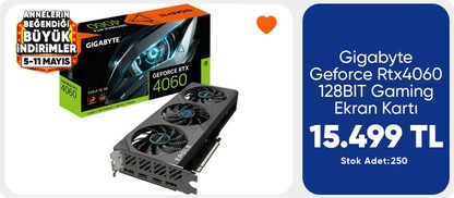 Gigabyte Geforce Rtx4060 128BIT Gaming  Ekran Kartı