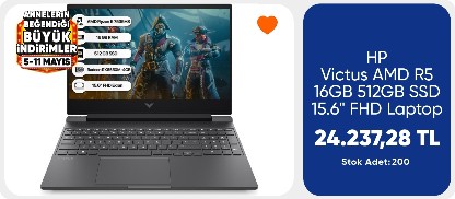 HP Victus AMD R5 16GB 512GB SSD 15.6" FHD Laptop