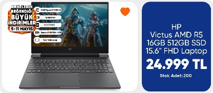 HP Victus AMD R5 16GB 512GB SSD 15.6" FHD Laptop