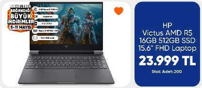 HP Victus AMD R5 16GB 512GB SSD 15.6" FHD Laptop