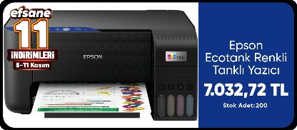 Epson Ecotank Renkli Tanklı Yazıcı 