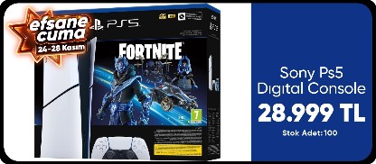 Sony Ps5 Dıgıtal Console/ Fortnıte Bundle
