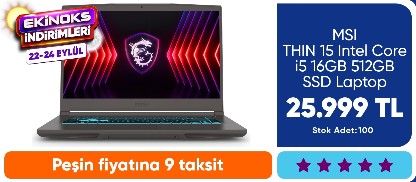 MSI THIN 15 Intel Core i5 16GB 512GB SSD Laptop98