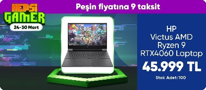 HP Victus AMD Ryzen 9 RTX4060 Laptop