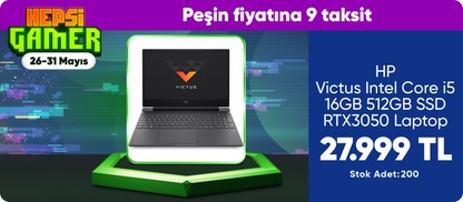 HP Victus Intel Core i5 16GB 512GB SSD RTX3050 Laptop