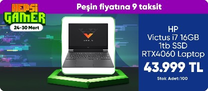 HP Victus i7 16GB 1tb SSD RTX4060 Laptop