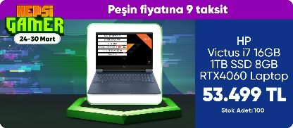 HP Victus i7 16GB 1TB SSD 8GB RTX4060 Laptop