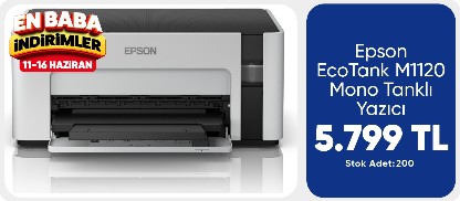 Epson EcoTank M1120 Mono Tanklı Yazıcı