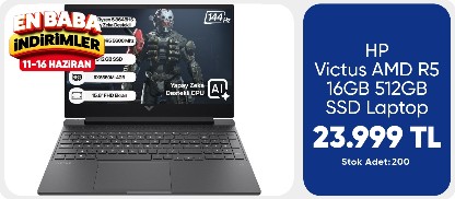 HP Victus AMD R5 16GB 512GB SSD Laptop