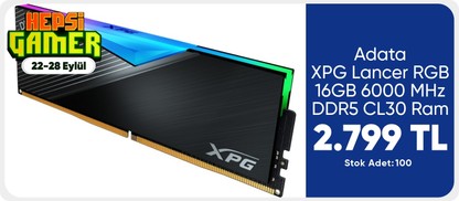 Adata XPG Lancer RGB 16GB 6000 MHz DDR5 CL30 Ram