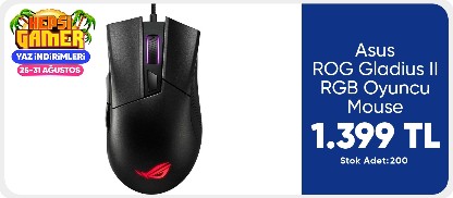 Asus ROG Gladius II RGB Oyuncu Mouse