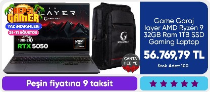 Game Garaj Slayer AMD Ryzen 9 32GB Ram 1TB SSD Gaming Laptop