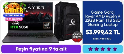 Game Garaj Slayer AMD Ryzen 9 32GB Ram 1TB SSD Gaming Laptop