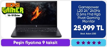 Acer Nitro V 15 AMD Ryzen 5 16GB 512GB SSD RTX3050 Win 11 Laptop