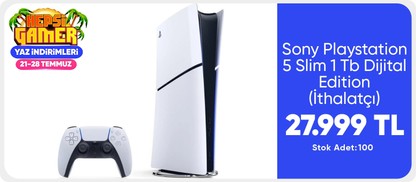 Sony Playstation 5 Slim 1 Tb Dijital Edition (İthalatçı )