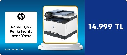 HP RENKLİ ÇOK FONKSİYONLU LAZER YAZICI
