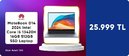 Huawei MateBook D14 2024 Intel Core i5 13420H 16GB 512GB SSD Laptop