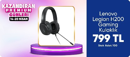 Lenovo Legion H200 Gaming Kulaklık Siyah GXD1B87065