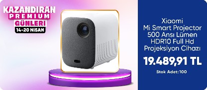 Xiaomi Mi Smart Projector 2 1920X1080 500 Ansı Lümen HDR10 Full Hd Projeksiyon Cihazı