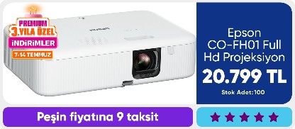 Epson CO-FH01 Full Hd Projeksiyon