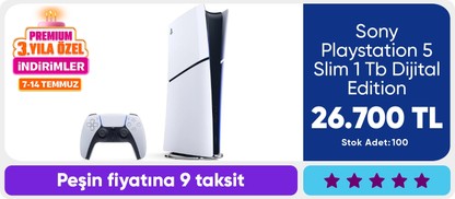 Sony Playstation 5 Slim 1 Tb Dijital Edition (İthalatçı )