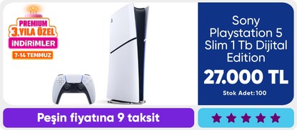 Sony Playstation 5 Slim 1 Tb Dijital Edition (İthalatçı )