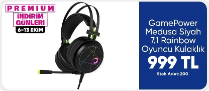 Gamepower Medusa 7.1 Rainbow Oyuncu Kulaklık