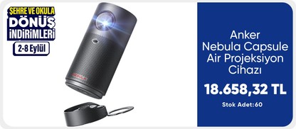 Anker Nebula Capsule Air Projeksiyon Cihazı		