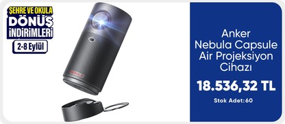 Anker Nebula Capsule Air Projeksiyon Cihazı		