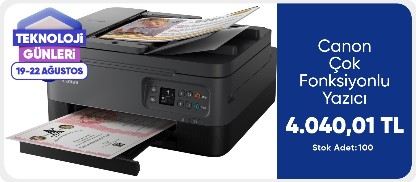 Canon Pixma TR4755I Tarayıcı + Fotokopi + Wi-Fi + Faks + Çok Fonksiyonlu Yazıcı