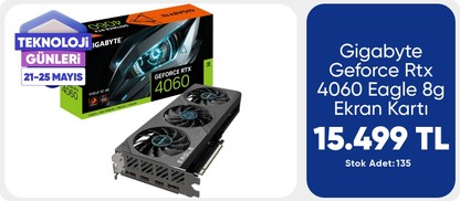 Gigabyte Geforce Rtx 4060 Eagle 8g Ekran Kartı