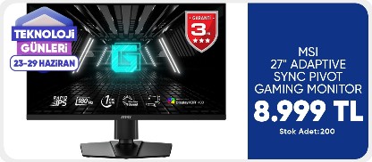 MSI 27" ADAPTIVE-SYNC PIVOT GAMING MONITOR