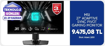 MSI 27" ADAPTIVE-SYNC PIVOT GAMING MONITOR