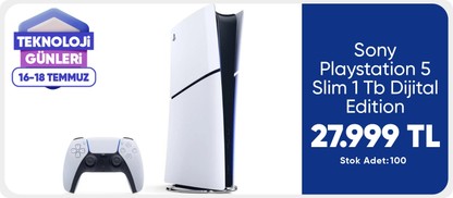 Sony Playstation 5 Slim 1 Tb Dijital Edition (İthalatçı Garantili)