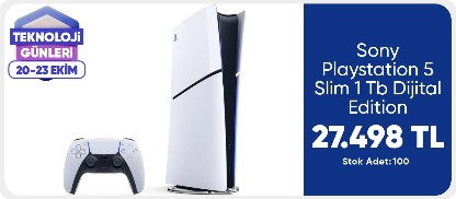 Sony Playstation 5 Slim 1 Tb Dijital Edition (İthalatçı )