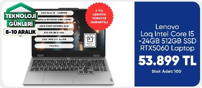 Lenovo Loq Intel Core I5 -24GB 512GB SSD RTX5060 Laptop