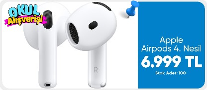 Apple Airpods 4. Nesil (MXP63TU/A)