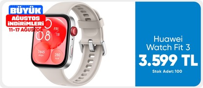 Huawei Watch Fit 3 - Beyaz