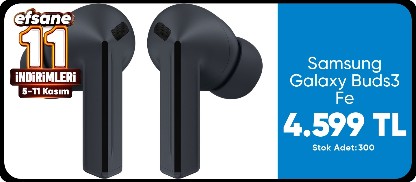 Samsung Galaxy Buds3 Fe Siyah - SM-R420NZKATUR (Samsung Türkiye Garantili)