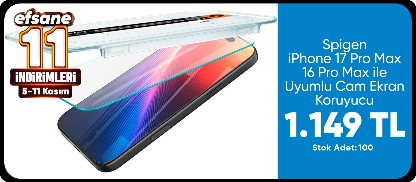 Spigen iPhone 17 Pro Max / 16 Pro Max Cam Ekran Koruyucu AluminaCore™ iyonlaştırılmış Güçlendirilmiş Cam Teknolojisi Kolay Kurulum Glas.tR EZ Fit Slim HD (2 Adet) - AGL07907